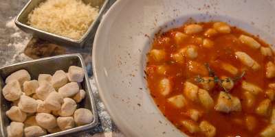Pastas caseras: ñoquis.